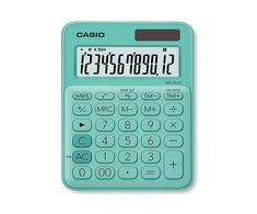 Stalinis skaičiuotuvas CASIO MS-20UC, 159x119x23 mm, mėtų žalia sp.