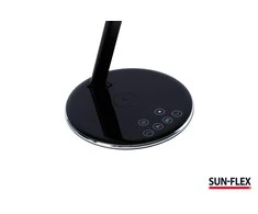 Sunflex Stalinis šviestuvas SUN-FLEX®QLITE™belaidžiu juodu telefonu įkrovikliu,as