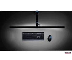 Stalinis šviestuvas SUN-FLEX®SCREENLITE, ekranui apšviesti, juodas