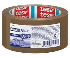 Pakavimo juosta Tesa Strong, 50mmx66m, ruda 1115-017