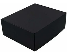 Superbox Dovanų dėžutė, juoda, didelė, 13cm aukščio