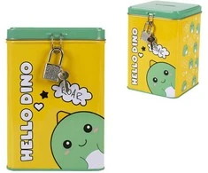 Taupyklė Itotal HELLO DINO, su spynele