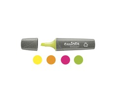 Teksto žymekliai CARIOCA kirsta galvute, ECOFAMILY MEMOLIGHT, 5 mm, 4 vnt.