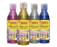 Tempera dažai JOVI, 250ml, geltonos sp., blizgūs