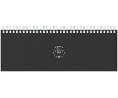 Timer Kalendorius MEMO ECO 2026, 290 x 110 mm, kartoninis, juodos sp.