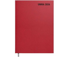 Darbo kalendorius Timer Unika, A5, bordo spalvos