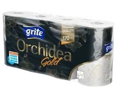 Tualetinis popierius GRITE Orchidea, 3 sluoksnių, 8vnt