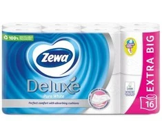 Tualetinis popierius ZEWA Deluxe Pure Baltas, 3 sluoksnių, 16 vnt., 20, 7 m.