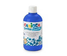 Tempera dažai buteliuke CARIOCA, 500 ml, tamsiai mėlyna sp.
