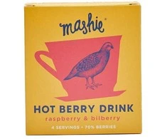 Uogų tyrė MASHIE Original, aviečių ir mėlynių, 4vnt.