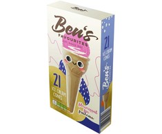 Vaflių kūgeliai BEN'S FAVOURITES, ledams, 21 vnt, 73 g