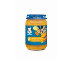 Vaikiška tyrelė GERBER su višta ir daržovėmis 190g