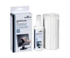 Valiklis ekranams DURABLE Screenclean, 125 ml + servetėlės, 20 vnt.