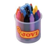 Vaškinės kreidelės su drožtuku JOVI