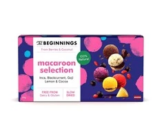 Veganiški sausainiai macaroons THE BEGINNINGS, 80 g