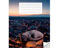 Victor Stationery Ou Sąsiuvinis langeliais, 36 lapai. Vidinių lapų gramatūra – 90 g/m2.