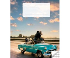 Victor Stationery Ou Sąsiuvinis langeliais, 36 lapai. Vidinių lapų gramatūra – 90 g/m2.