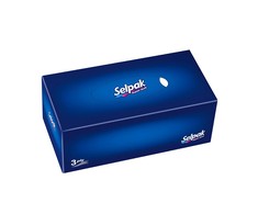 Vienkartinės nosinaitės SELPAK Maxi, 3 sl., 100 serv./pak.