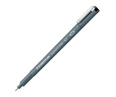 Vienkartinis rašiklis STAEDTLER PIGMENT LINER, 1,2 mm, juodas rašalas