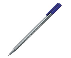 Vienkartinis rašiklis STAEDTLER TRIPLUS FINELINER 334, 0,3 mm, mėlyna