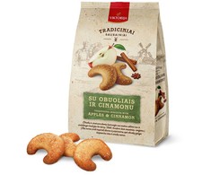 Viktorija Sausainiai "SU OBUOLIAIS IR CINAMONU", 250g