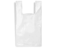 Volunta Pak Fasavimo maišeliai su rankenelėmis, 40 / 10 x 65 cm, 25 mk, balti, 100 vnt., 1,6kg