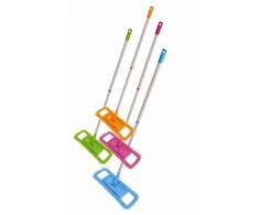 Grindų šluota-šluostė York Mop Salsa, su kotu, 38,8 x 9 cm, spalva atsitiktinė