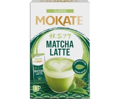 Žaliosios arbatos gėrimas MOKATE Matcha latte, 6 x 14g