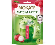 Žaliosios arbatos gėrimas MOKATE Matcha latte ličio skonio 40g