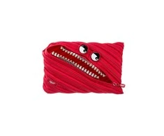 Penalas-pieštukinė ZIPIT Grillz Monster Jumbo Pouch, ZTMJ-GR-RI, Raudona