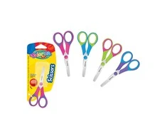 COLORINO KIDS žirklės 13 cm. su gumuota rankena blisteryje, 34142PTR/38553PTR