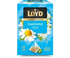 Žolelių arbatos gėrimas LOYD HORECA ramunėlių skonio, piramidė, 20 x 1,5g