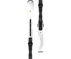 ATOMIC CLOUD C11 REVOSHOCK LIGHT + M 10 GW moteriškos slidės su apkaustais (Dydis: 143cm)