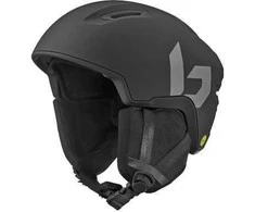 BOLLE ATMOS MIPS Juodas Matte slidinėjimo šalmas (Dydis: 55-59cm)