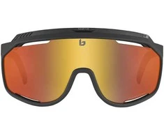 BOLLE CHRONOSHIELD Juodas Matte Phantom Brown Raudona Photochromic sportiniai saulės akiniai