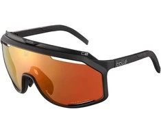 BOLLE CHRONOSHIELD Juodas Matte Phantom Brown Raudona Photochromic sportiniai saulės akiniai