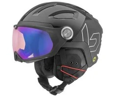 BOLLE V-RYFT MIPS Juodas Shiny slidinėjimo šalmas (Dydis: 55-59cm)