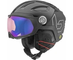 BOLLE V-RYFT MIPS Juodas Shiny slidinėjimo šalmas (Dydis: 55-59cm)