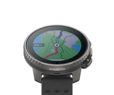 Išmanusis laikrodis Suunto Vertical Titanium Solar, Titano spalvos korpusas su juodos spalvos dirželiu