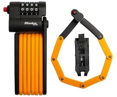 Masterlock MASTER LOCK sulankstoma dviračio spyna su grūdinto plieno jungtimis ir laikikliu