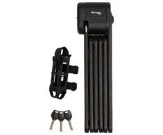 Masterlock MASTER LOCK sulankstoma dviračio spyna su grūdinto plieno jungtimis 3 raktai ir laikiklis
