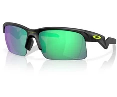 OAKLEY CAPACITOR Matte Juodas w/ Prizm Road Jade (Youth Fit) saulės akiniai