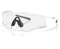OAKLEY CYBR ZERO Matte Baltas/Clear Photochromic sportiniai akiniai