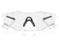 OAKLEY CYBR ZERO Matte Baltas/Clear Photochromic sportiniai akiniai