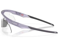 OAKLEY RSLV LITE Matte Transparent Lilac/Clear to juodas iridium photochromic sportiniai akiniai