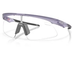 OAKLEY RSLV LITE Matte Transparent Lilac/Clear to juodas iridium photochromic sportiniai akiniai