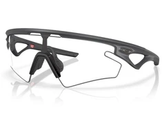 OAKLEY SPHAERA SLASH Carbon/Clear to juodas iridium photochromic sportiniai akiniai