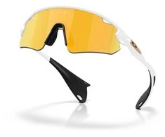 OAKLEY Stunt Devil Matte Baltas/Prizm 24k sportiniai akiniai