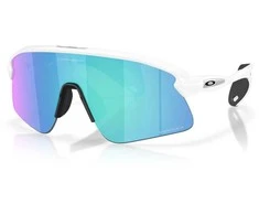 OAKLEY Stunt Devil Matte Baltas/Prizm Sapphire sportiniai akiniai