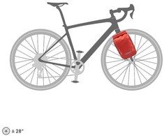 ORTLIEB FORK-PACK PLUS 5.8L dviračio rėmo/šakės krepšys